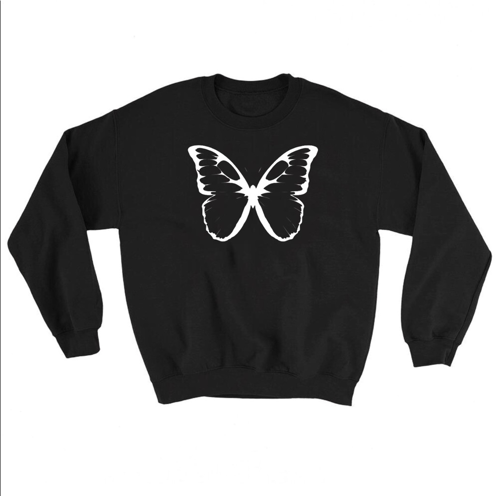 Butterfly crewneck